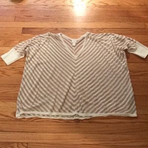 Spring/Summer linen/rayon sweater, Chico’s.